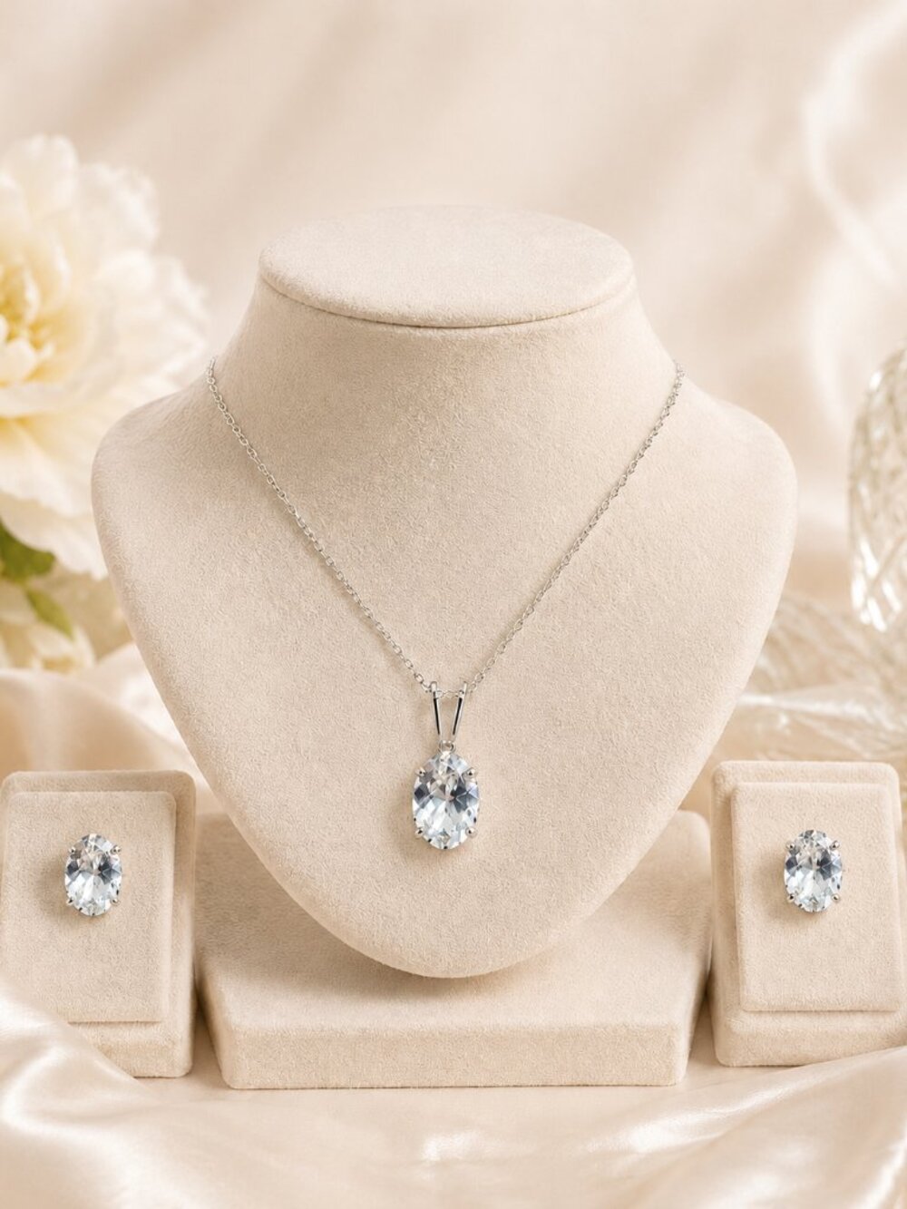 Clear Glow Jewelry Set